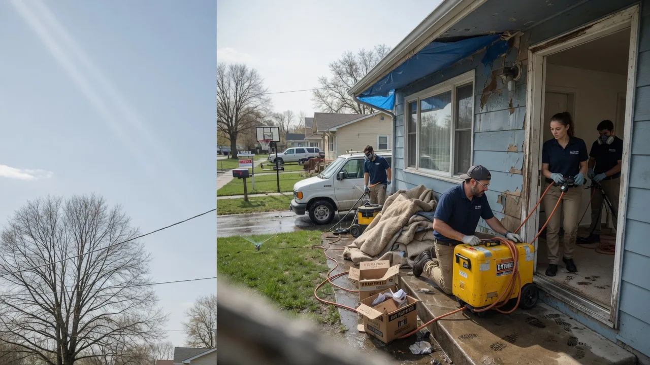 Basement Flood Cleanup in Davenport, WA near me